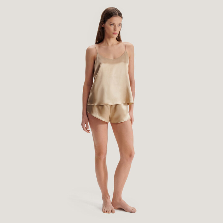 Шелковые шорты базовые